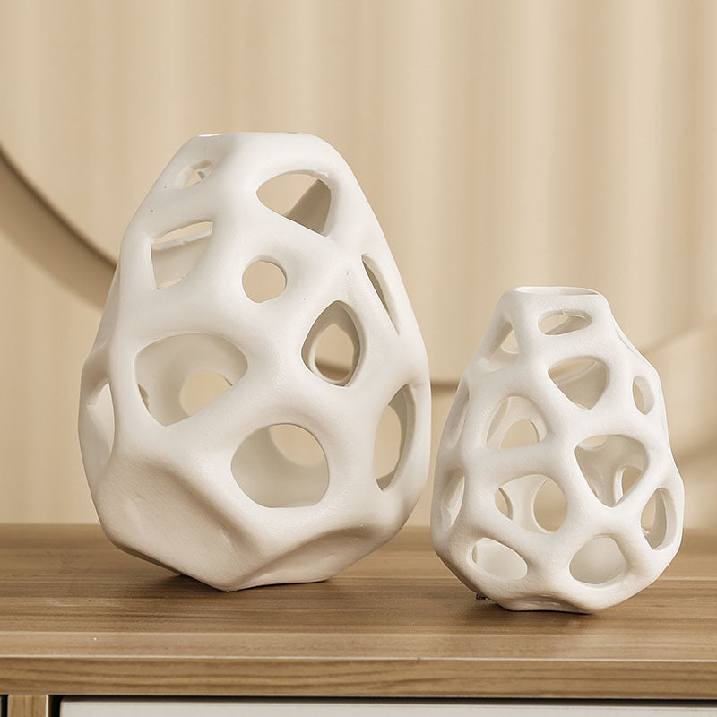 ceramic hollow ball decoration, view 2 - MRSLM