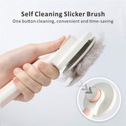 2-in-1 cat hair brush and pet grooming comb, view 6 - MRSLM