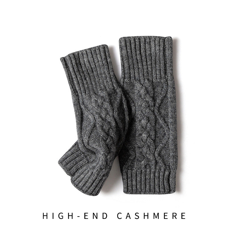 Soft knit fingerless gloves, view 7 - MRSLM
