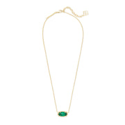 gold-plated crystal pendant necklace, view 11 - MRSLM