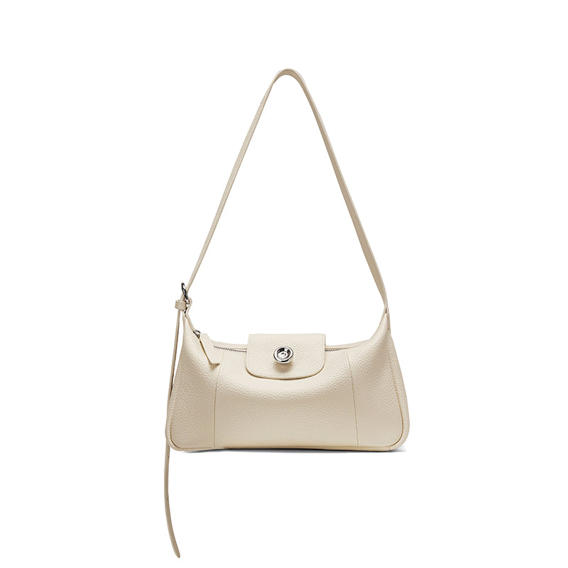 leather crossbody shoulder bag, view 3 - MRSLM