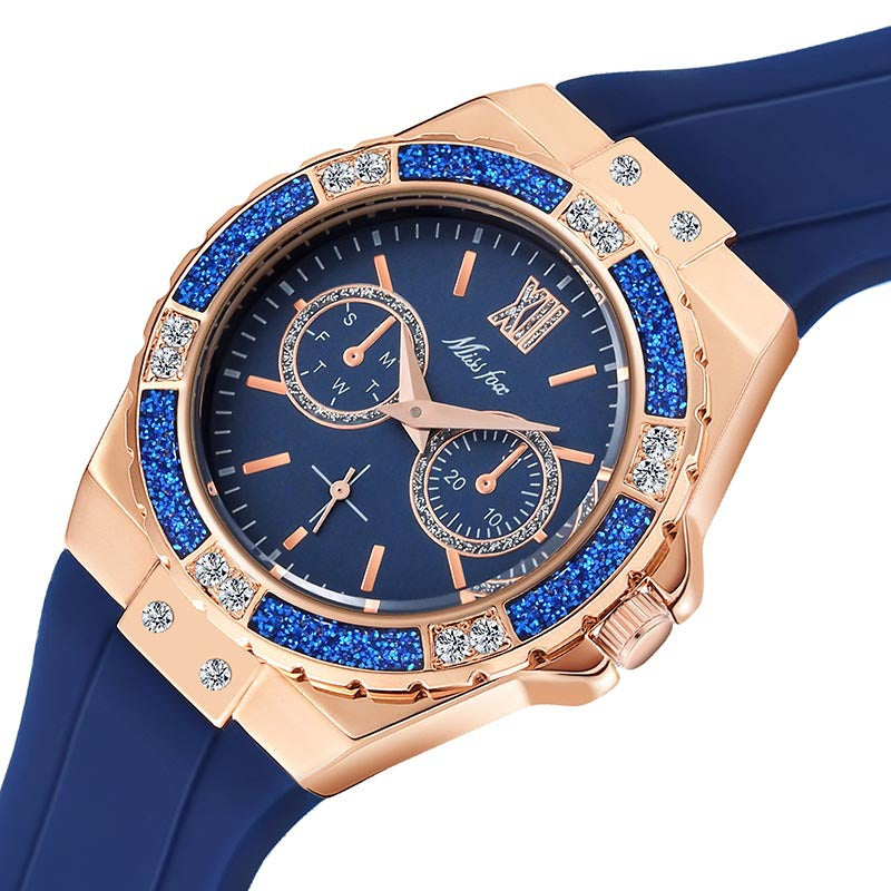 three-eye quartz watch for women - MRSLM