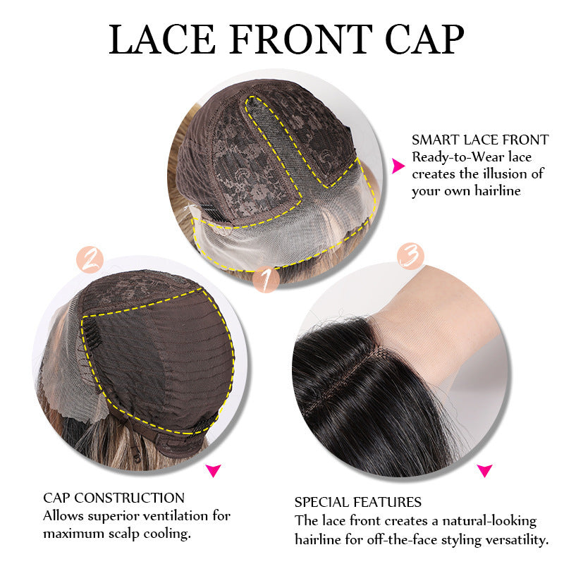 long straight gradient gold wig, view 10 - MRSLM