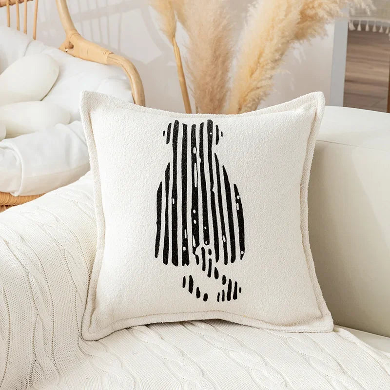 cat print cushion cover, view 2 - MRSLM