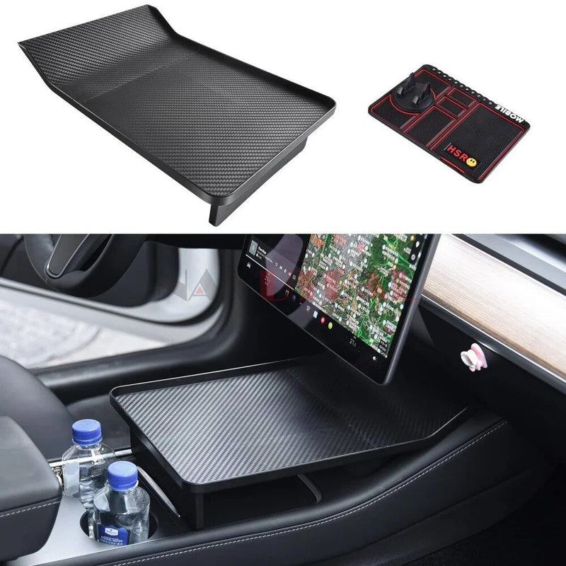 Tesla Model 3/Y console food tray, view 4 - MRSLM