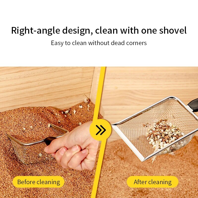 stainless steel litter scoop, view 5 - MRSLM