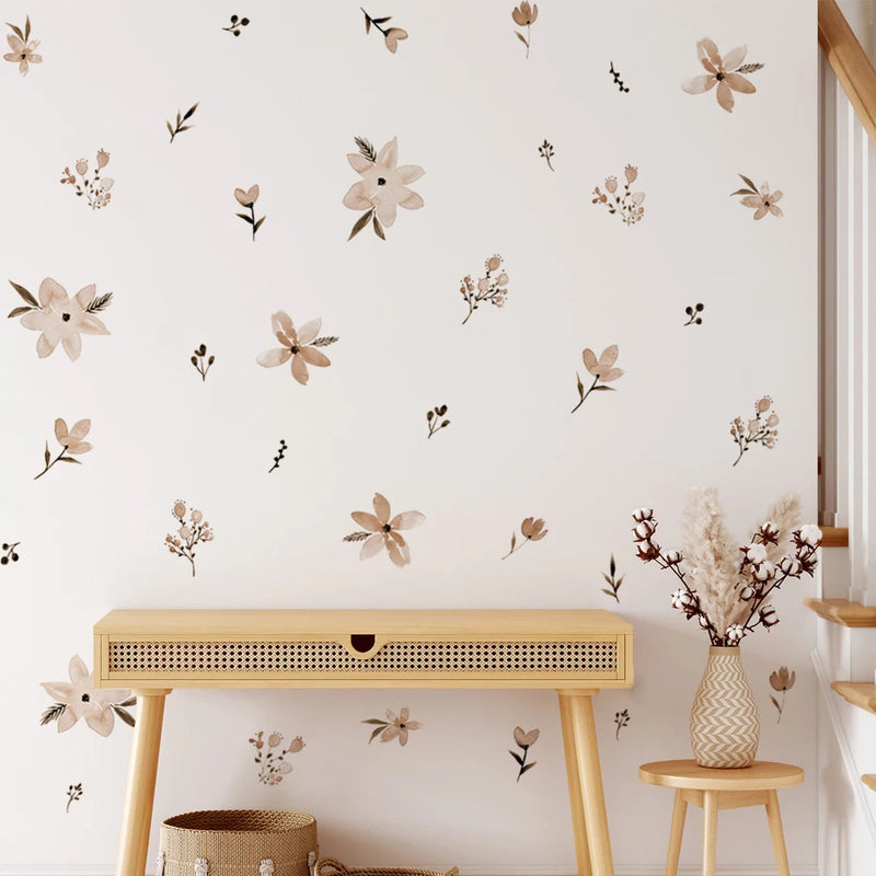 boho floral wall stickers, view 9 - MRSLM