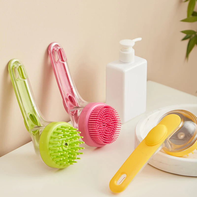 silicone dog bath brush, view 10 - MRSLM