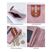 pu leather short wallet, view 13 - MRSLM