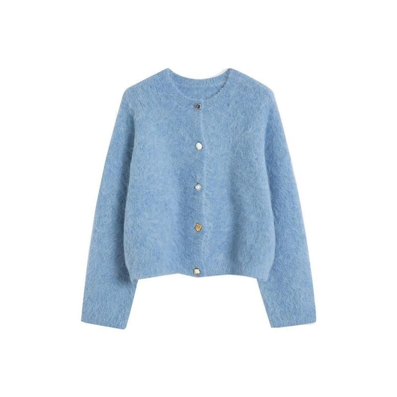 alpaca blend cardigan, view 5 - MRSLM