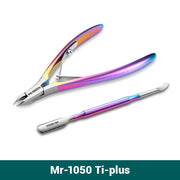 colorful stainless steel cuticle nippers, view 2 - MRSLM
