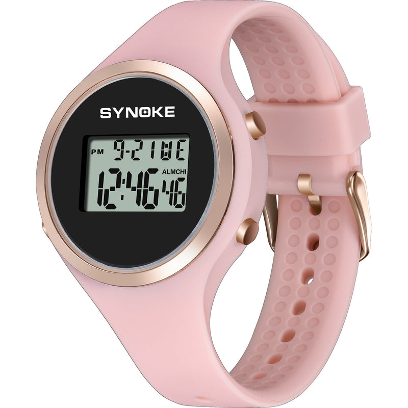 Electronic silicone band watch for students, view 5 - MRSLM