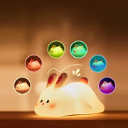 Cute rabbit silicone night lamp, view 4 - MRSLM