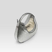 cat-themed half-moon handbag, view 9 - MRSLM