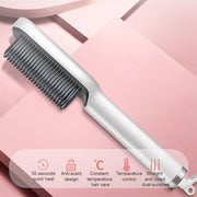 2-in-1 ionic hair straightening brush and curling iron, view 9 - MRSLM