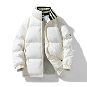 loose outdoor puffer coat, view 6 - MRSLM