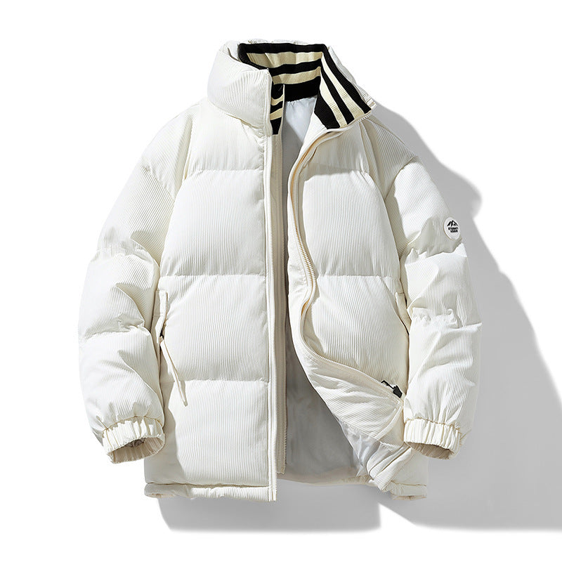 loose outdoor puffer coat, view 6 - MRSLM