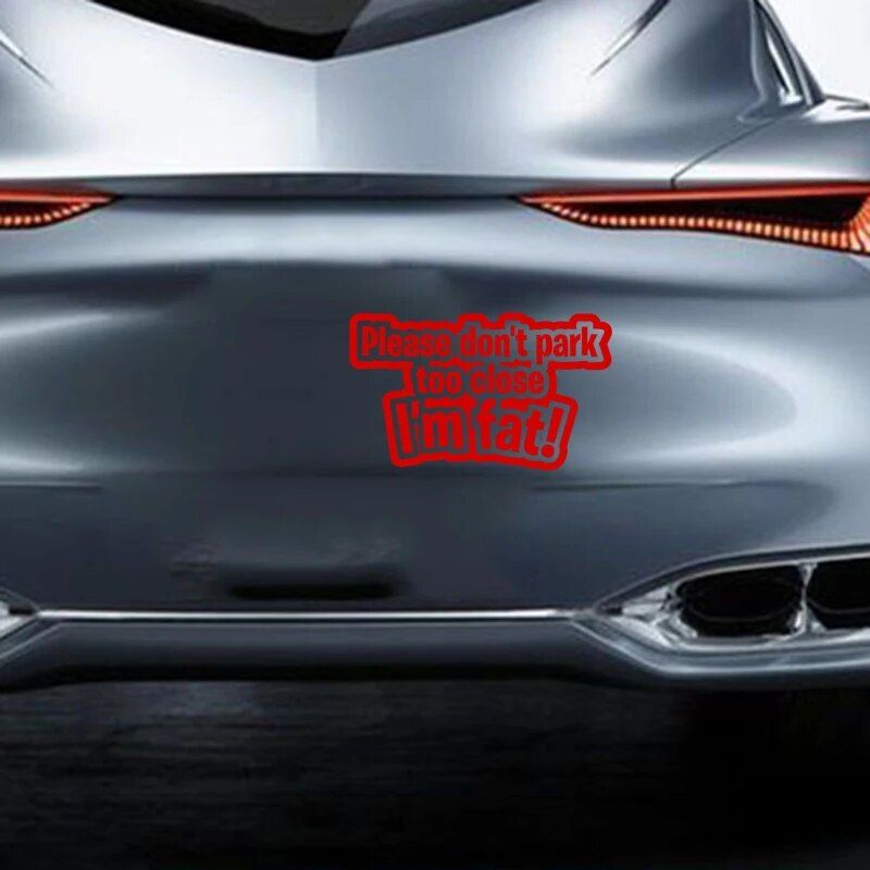 humorous parking space car sticker, view 4 - MRSLM