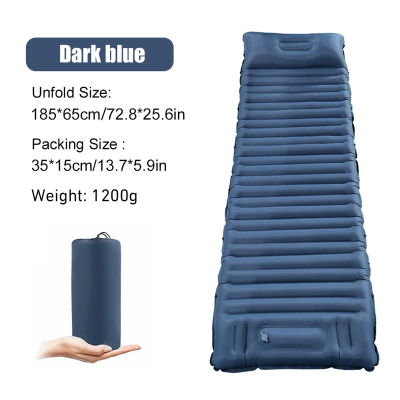 ultralight inflatable camping mattress, view 5 - MRSLM