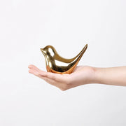 nordic golden ceramic bird decoration, view 8 - MRSLM