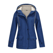 women's fleece-lined waterproof anorak jacket, view 13 - MRSLM