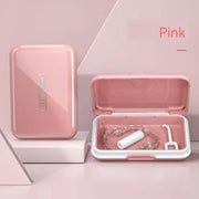 denture bath container, view 2 - MRSLM