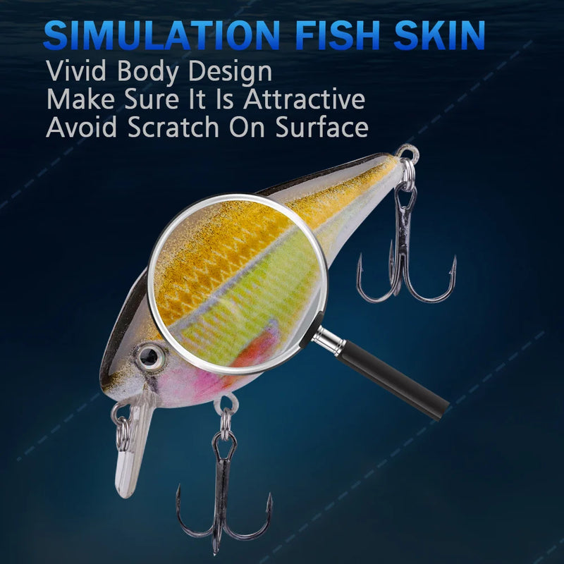 crankbait minnow fishing lure, view 15 - MRSLM