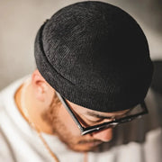 retro corduroy sailor cap, view 6 - MRSLM
