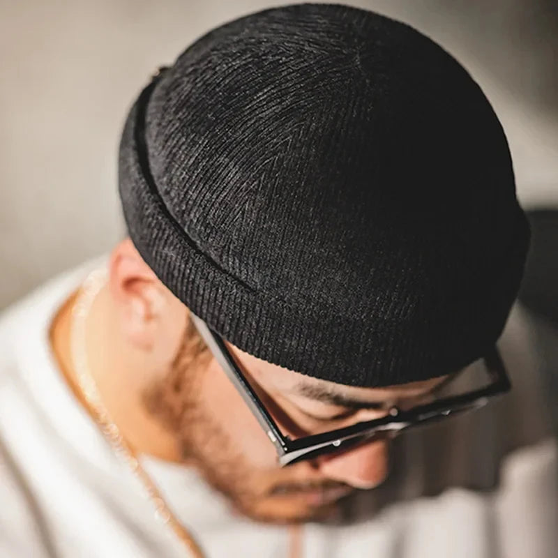 retro corduroy sailor cap, view 6 - MRSLM