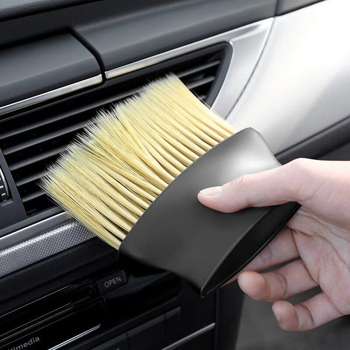 Compact Car Interior Soft Brush for Dashboard & Air Outlet