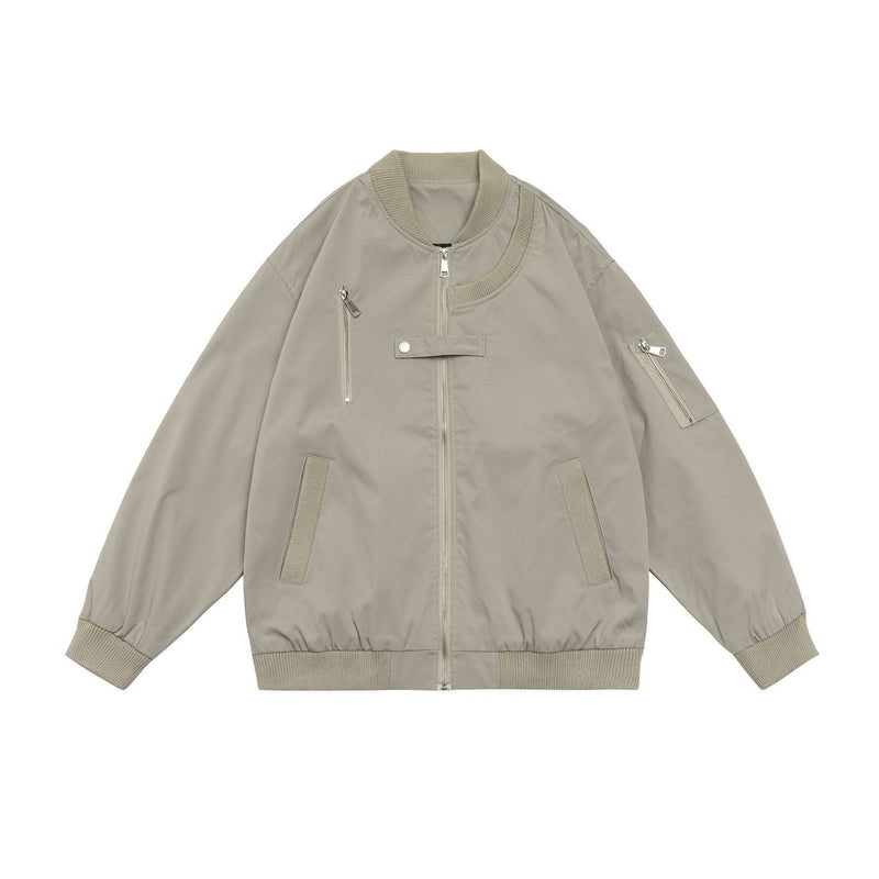 men's casual baseball jacket, view 6 - MRSLM