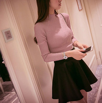 women's half-neck sweater, view 7 - MRSLM