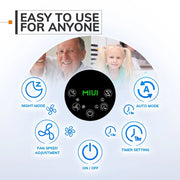 Air purifier and humidifier combo, view 4 - MRSLM