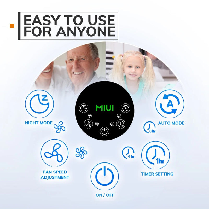 Air purifier and humidifier combo, view 4 - MRSLM