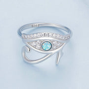 S925 silver eye ring, view 5 - MRSLM