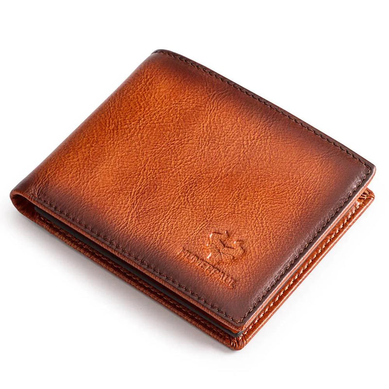 genuine leather bifold wallet, view 4 - MRSLM