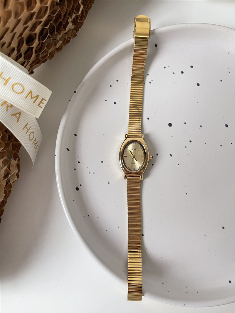 oval quartz watch for women, view 7 - MRSLM