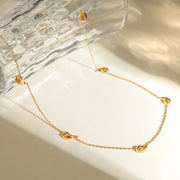water drop necklace, view 3 - MRSLM