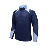 men's half-zip quilted sports pullover, view 5 - MRSLM
