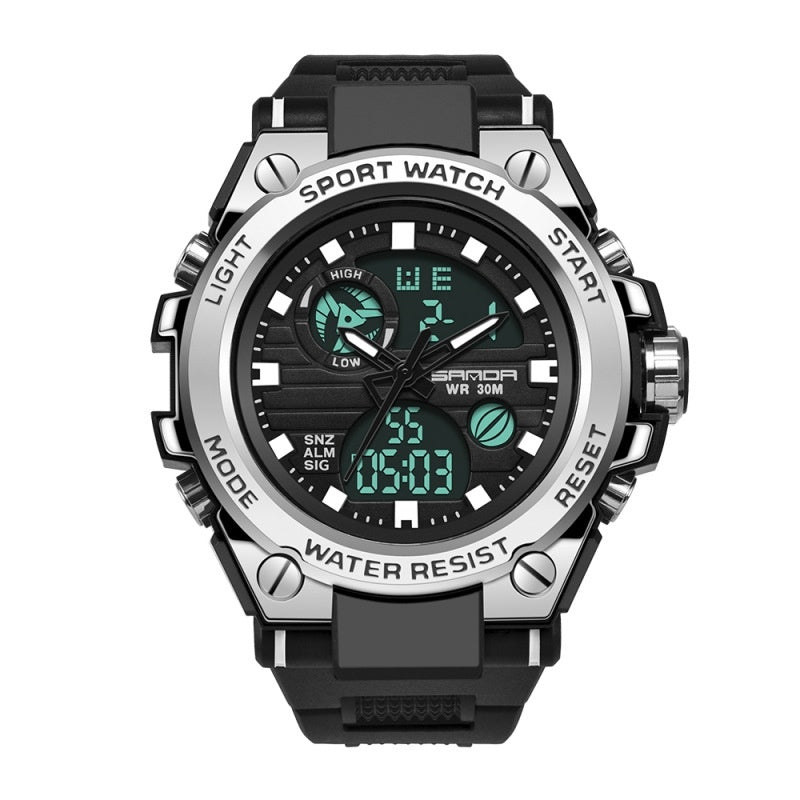 digital waterproof electronic watch, view 2 - MRSLM