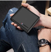 Men's leather wallet, view 3 - MRSLM