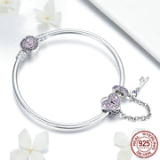 women's sterling silver beaded bracelet, view 2 - MRSLM