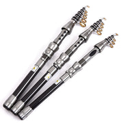Telescopic carbon fiber fishing rod, view 5 - MRSLM