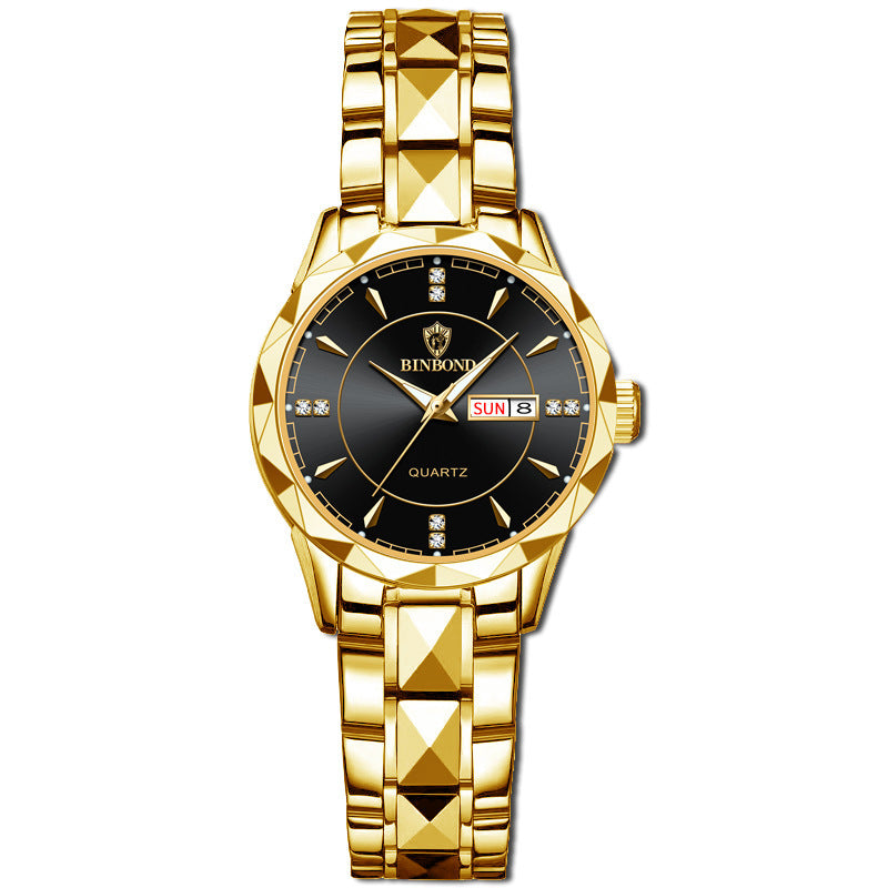 Steel calendar quartz watch, view 5 - MRSLM