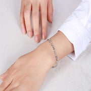 geometric sterling silver bracelet - MRSLM