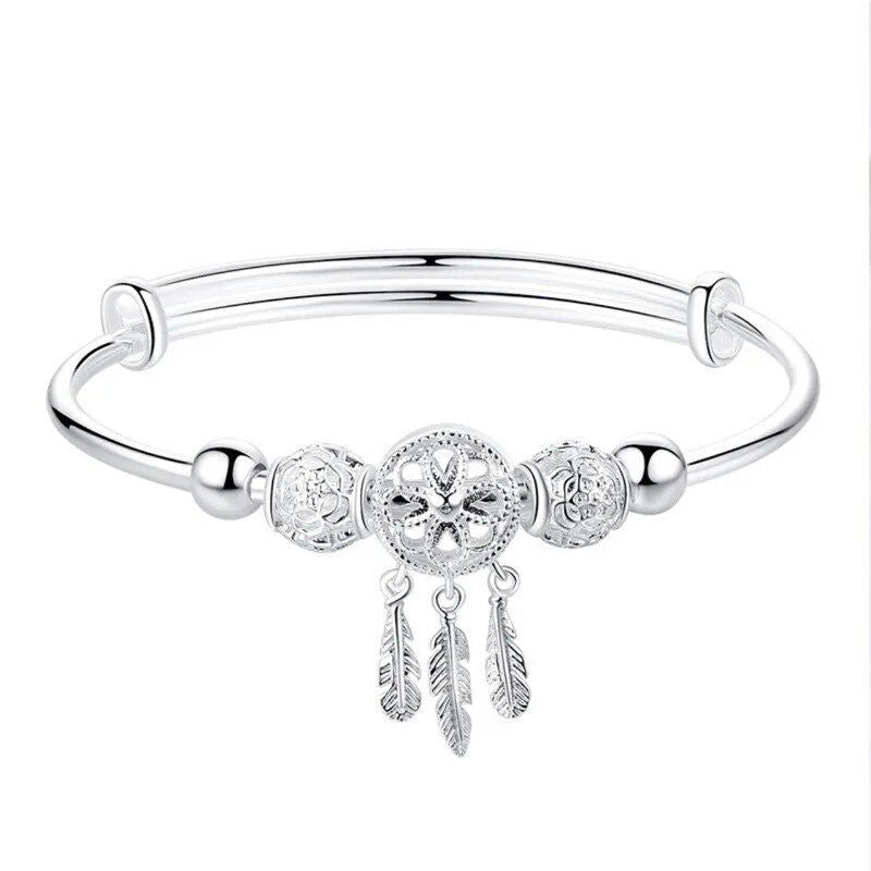 dream catcher adjustable bracelet, view 2 - MRSLM