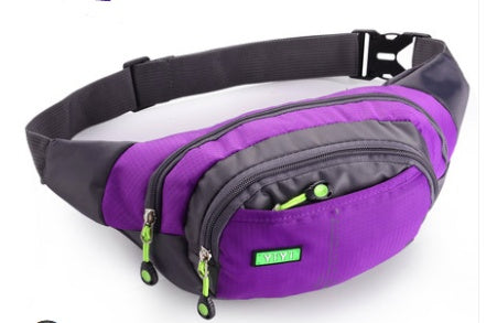 Waterproof Canvas Multi-pocket Phone Chest Bag