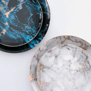 Marble ceramic dinner plates, view 9 - MRSLM