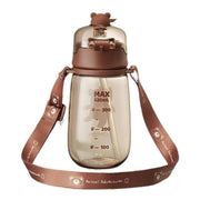 520ml kids water bottle with straw, view 10 - MRSLM