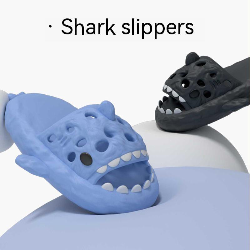 skull shark EVA home slippers, view 3 - MRSLM